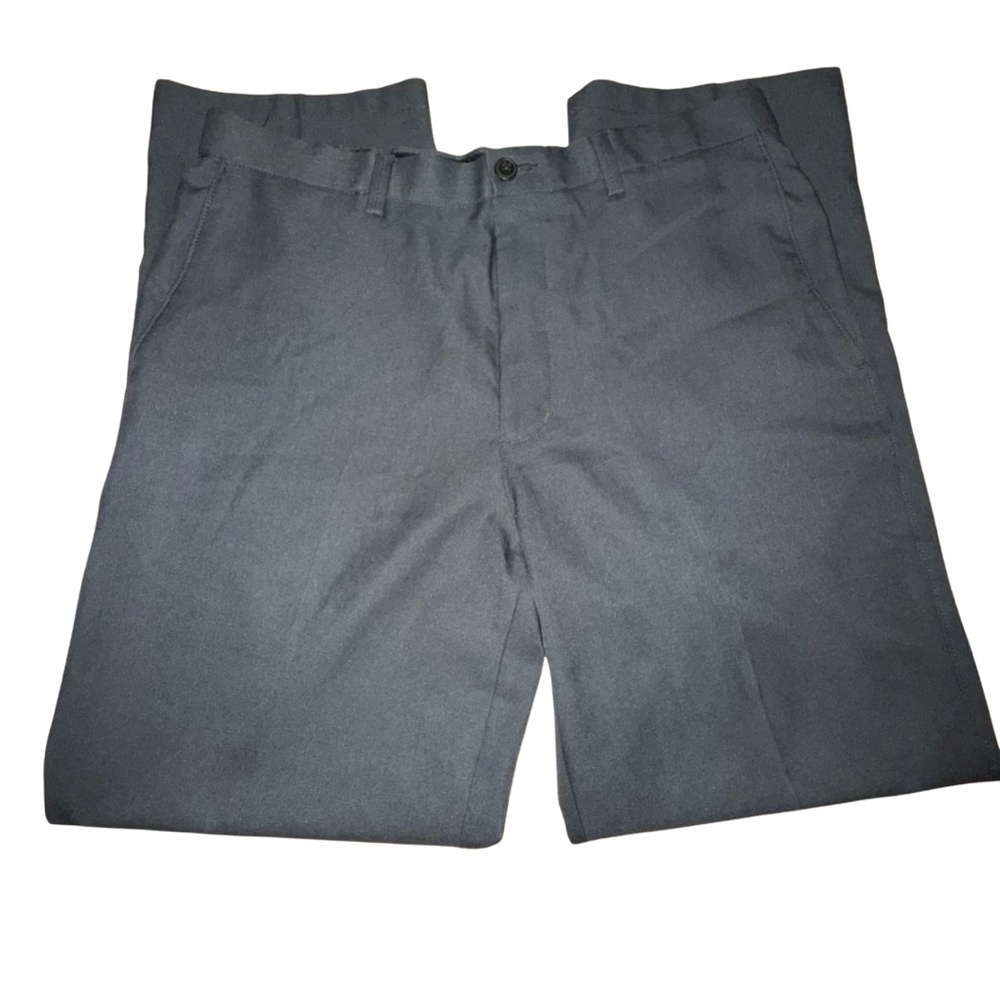 Haggar Gray Dress Pants with Smooth Fabric